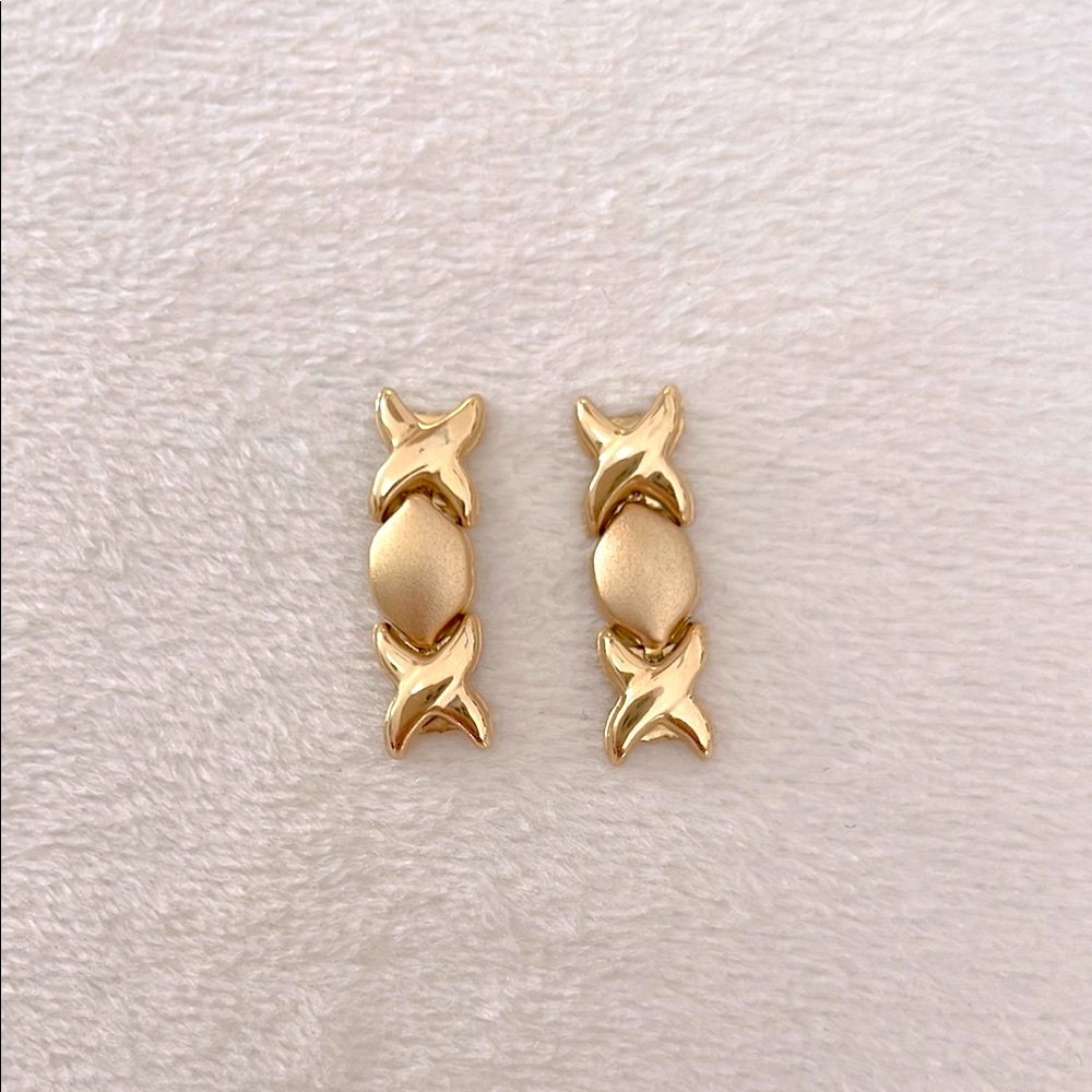 FINAL PRICE 14k Gold T&C Earrings